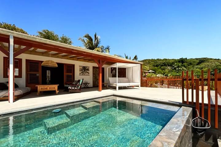 Villa pour 6 personnes, avec piscine et jardin