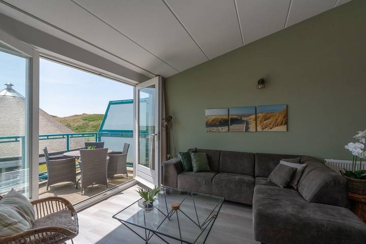Ferienhaus für 4 Personen, mit Balkon und Balkon/Terrasse sowie Terrasse in Julianadorp