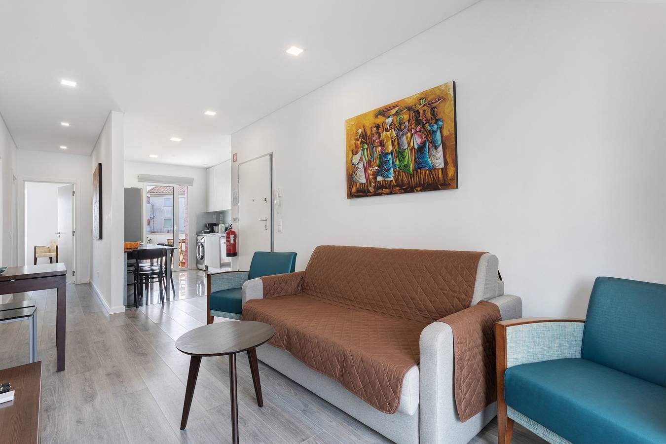 Hel lägenhet, Lägenhet för 6 Personer med balkong in Praia de São Martinho do Porto, São Martinho do Porto