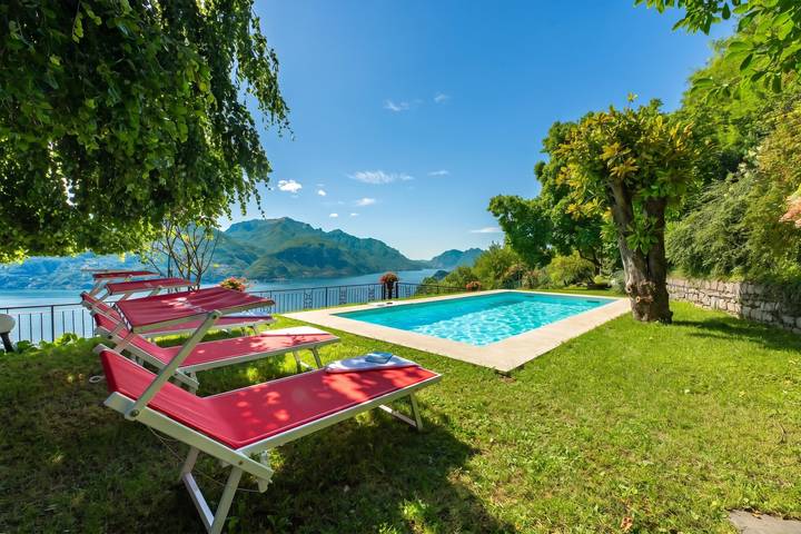 Chalet für 10 Personen, mit Pool und Seeblick sowie Terrasse am Comer See - 2