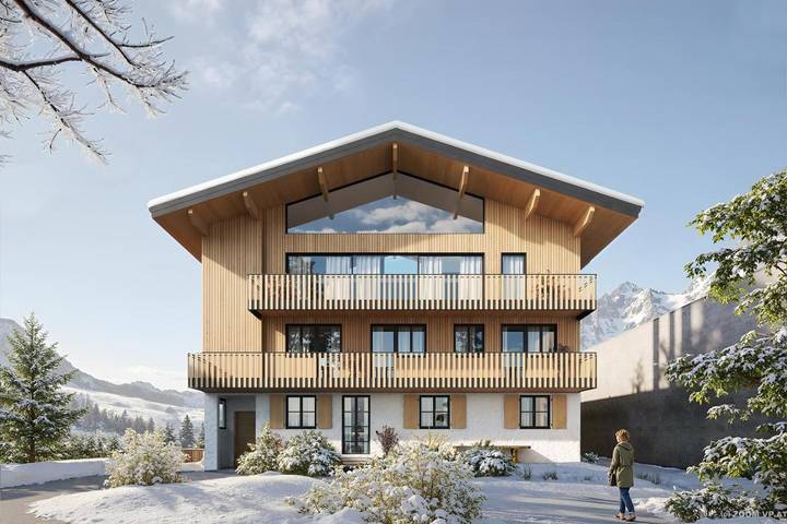 Maison d’hôte pour 4 personnes, avec Balcon ainsi que Sauna et Vue à Lech