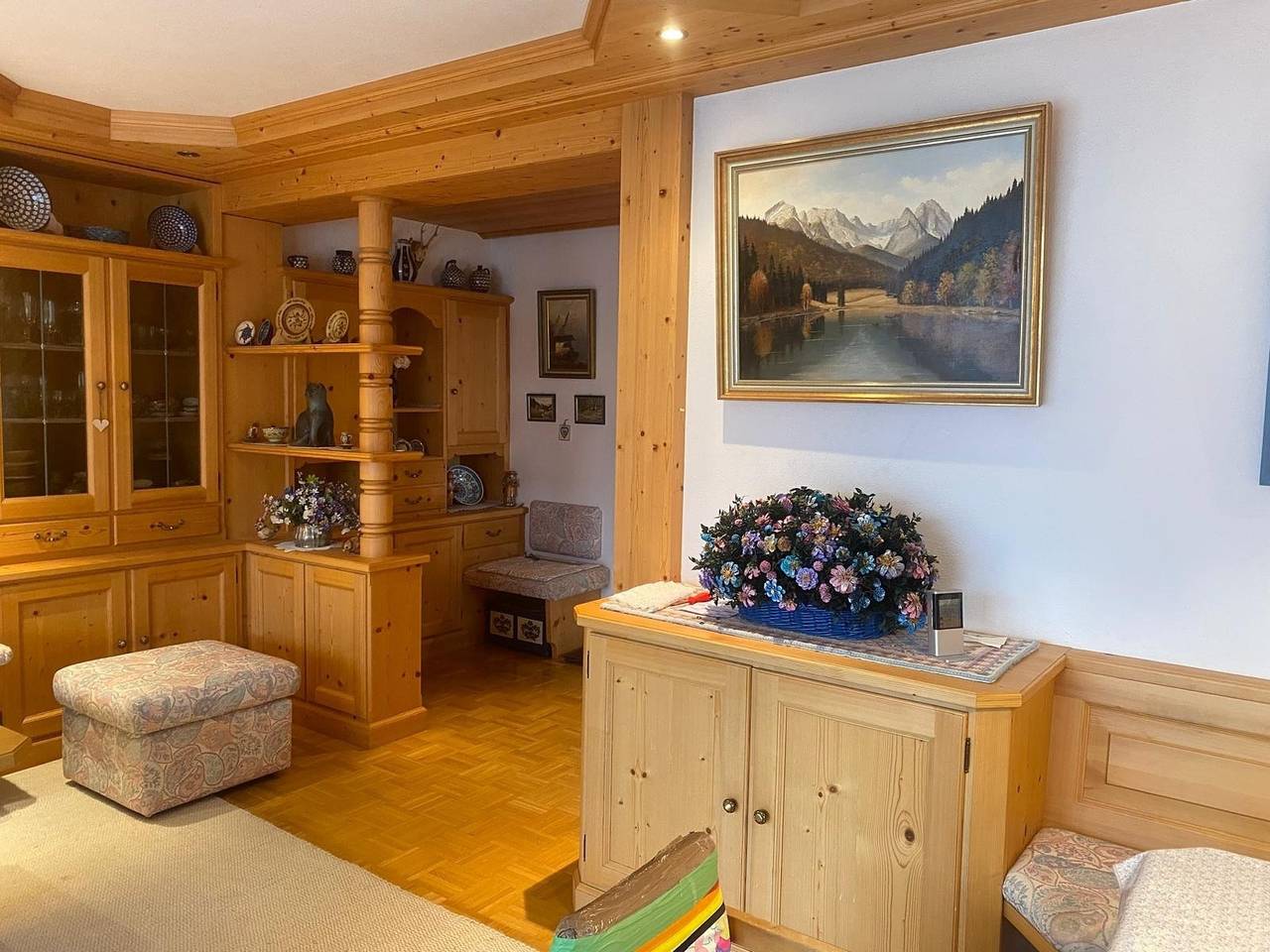 Ganze Ferienwohnung, Bergblick in Farchant, Bayerische Alpen