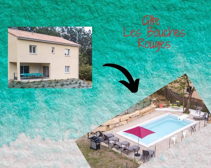 Maison de vacances pour 14 personnes, avec vue ainsi que piscine et jardin, animaux acceptés