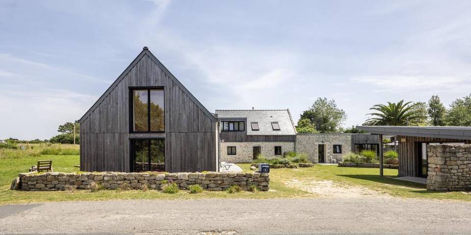 Maison de vacances pour 14 personnes, avec Terrasse ainsi que Jardin et Sauna à Plomeur