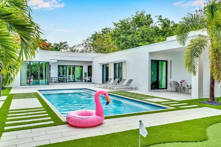 Chalet para 10 personas, con piscina en Miami