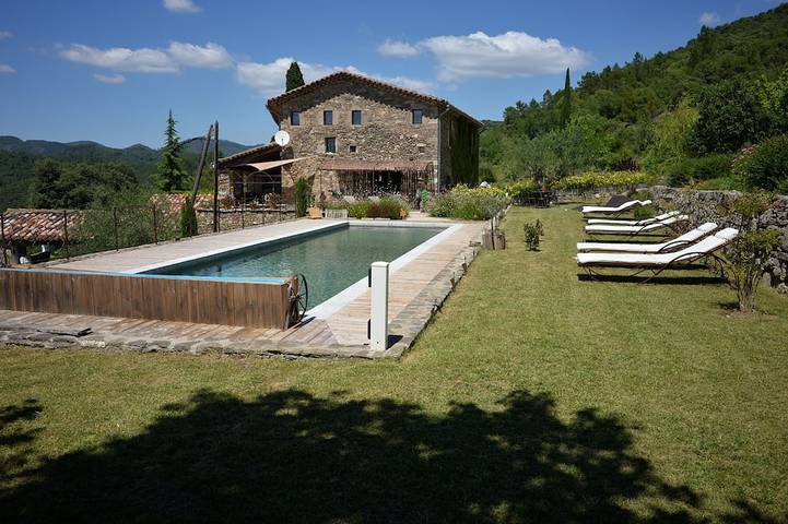 Maison de vacances pour 24 personnes, avec Terrasse ainsi que Jardin et Sauna