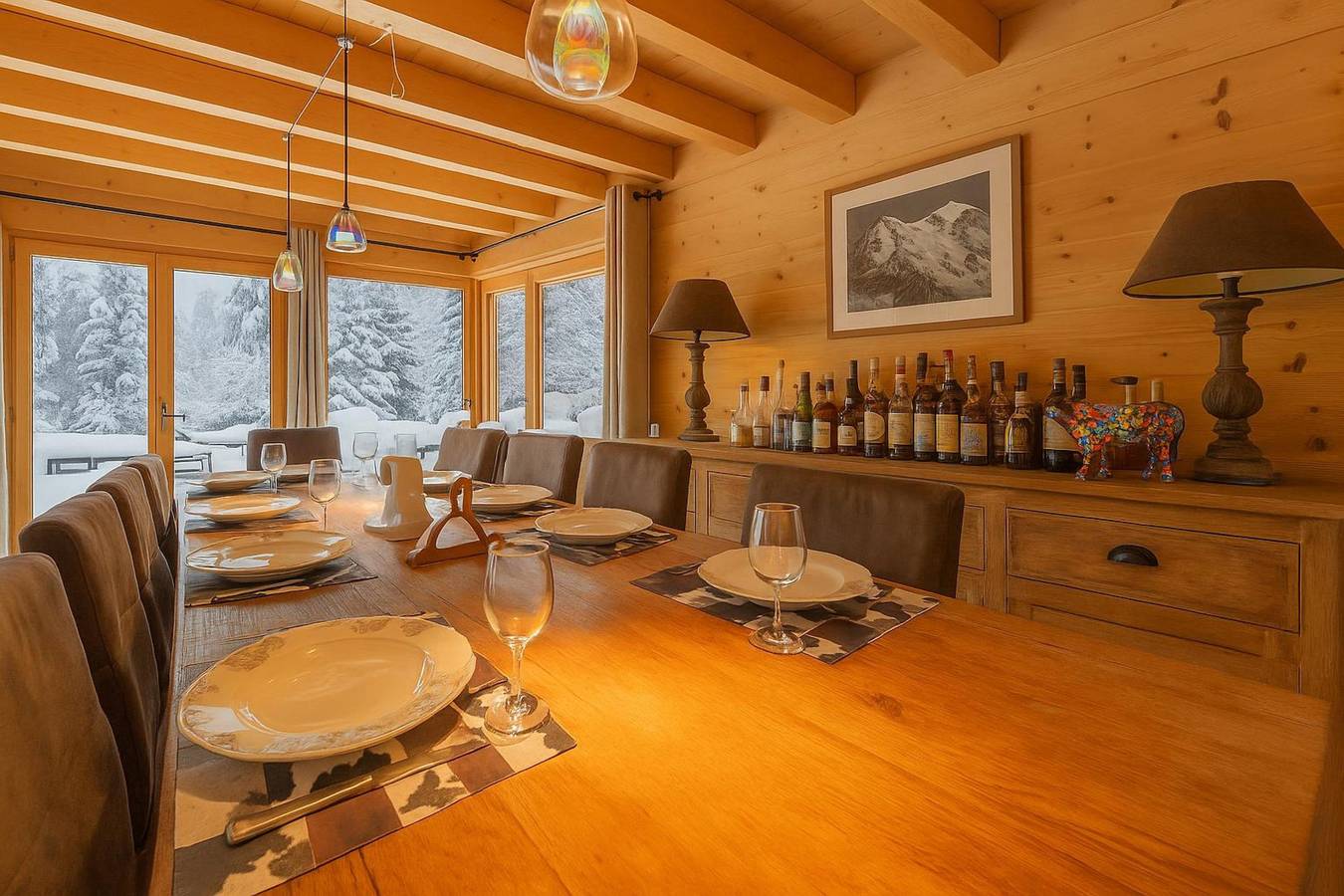 Ganze Wohnung, Alpine Luxury Chalet Pool & Jacuzzi in Sallanches, Pays du Mont-Blanc