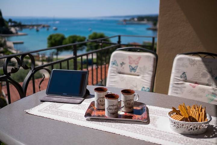 Smještaj za odmor za 4 osoba, s Balkon u Grad Krk