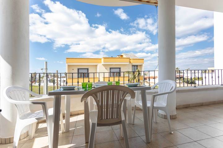 Maison de vacances pour 8 personnes, avec balcon à Alliste