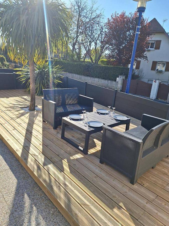 Appartement de vacances pour 4 personnes, avec jardin