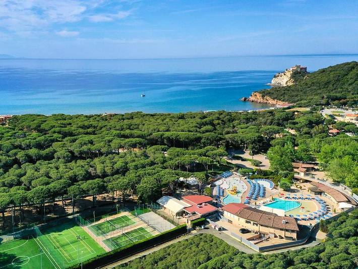 Camping Village Baia Azzurra - Bungalow 4 persons - Fashion L in Le Rocchette, Castiglione della Pescaia
