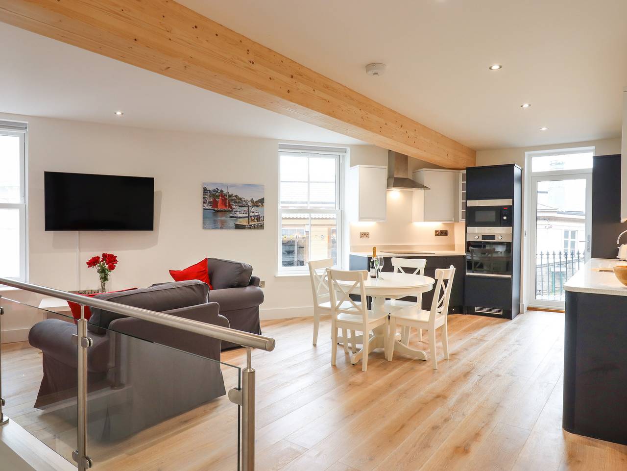Ferryside in Kingswear, South West England