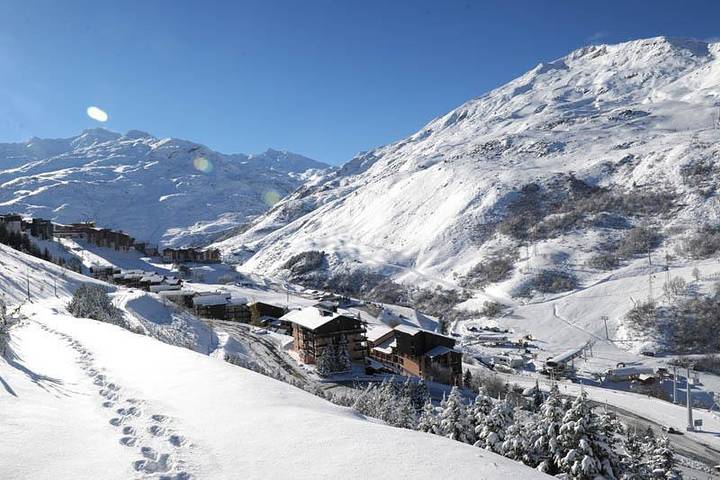 Studio pour 3 personnes, avec vue et balcon dans Les Menuires