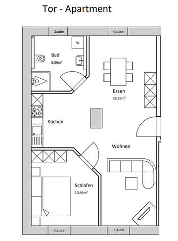 Appartement De Vacances pour 4 Personnes dans Xanten, Ruhr, Photo 1