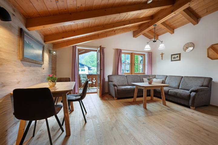 Geheel appartement, Appartement 'Kramer' met bergzicht, balkon en wifi in Garmisch-Partenkirchen, Beierse Alpen