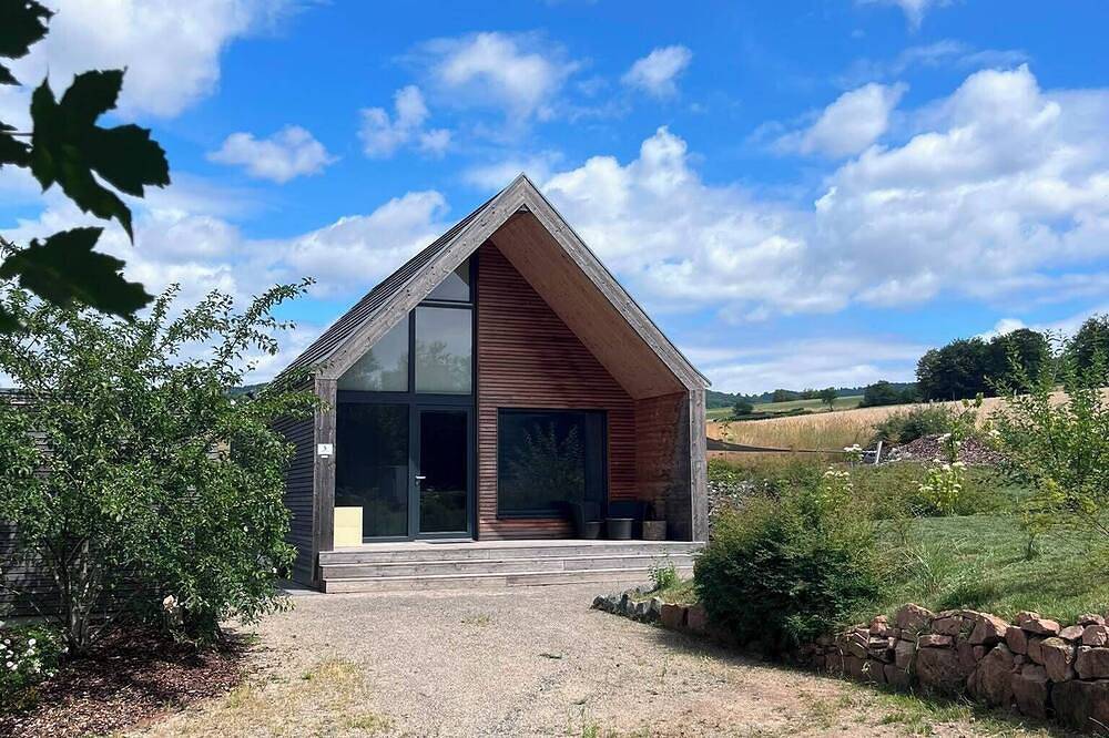 Gemütliche Wohlfühloase im Grünen mit Wasserkuppenblick in Poppenhausen in Poppenhausen, Rhön-Hessen