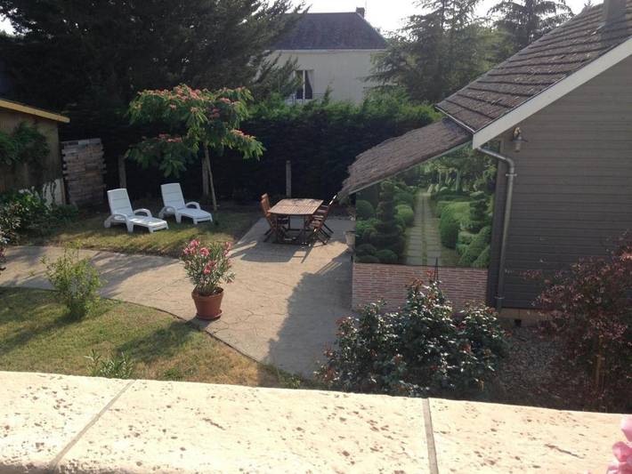 Location de vacances pour 2 personnes, avec terrasse et jardin à Meusnes