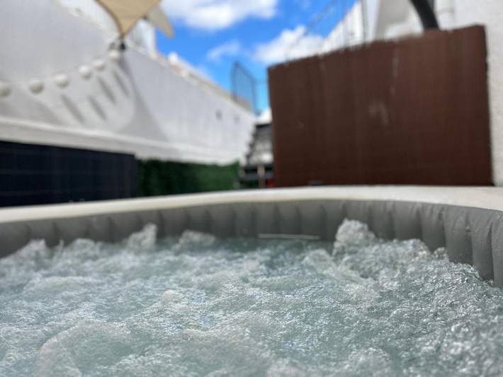 Chalet para 4 personas, con jardín y jacuzzi en Mazarrón