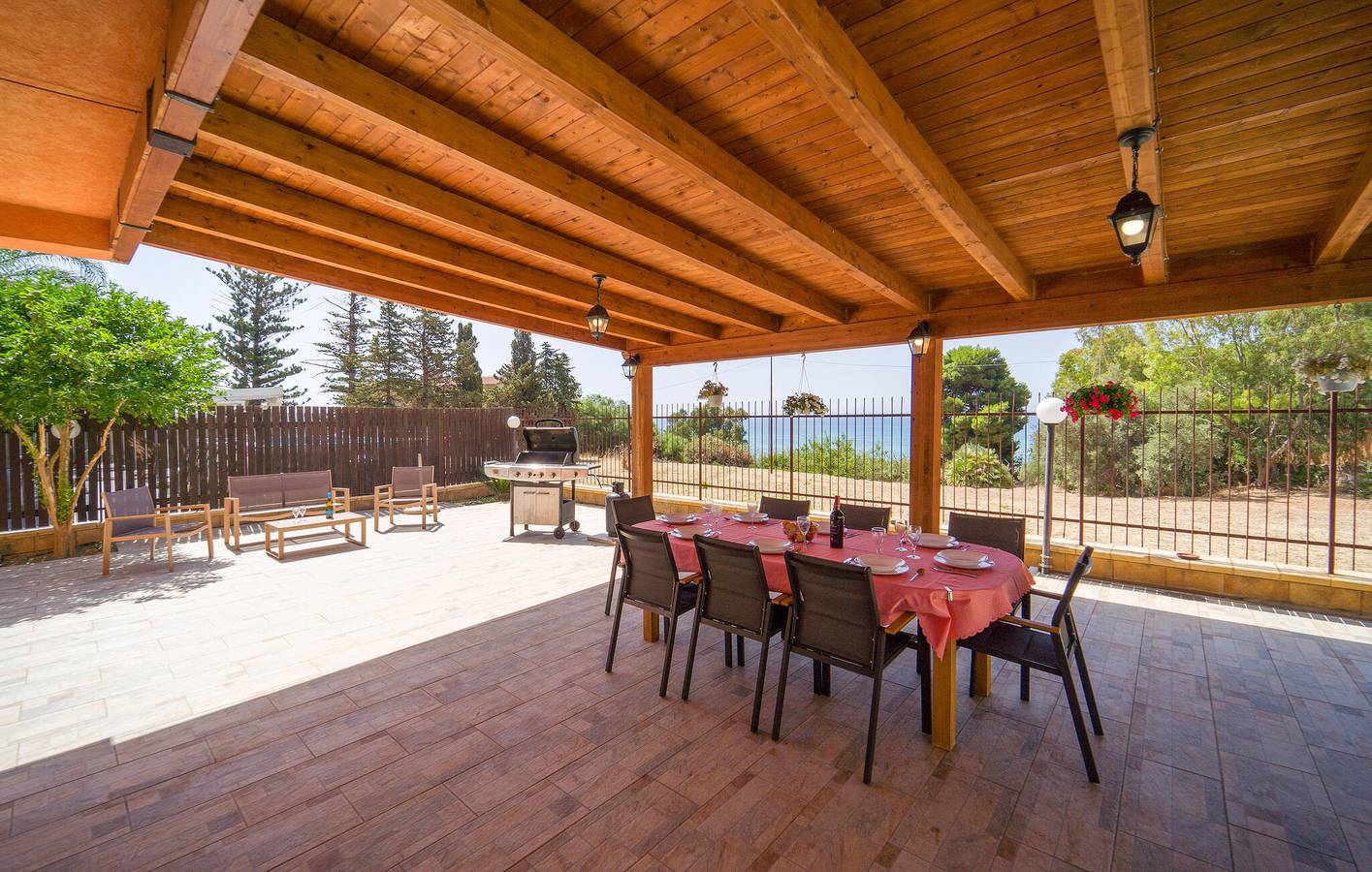 Appartement avec vue sur la mer, parking et terrasse, à 600 m de la plage in San Leone, Province de Agrigento