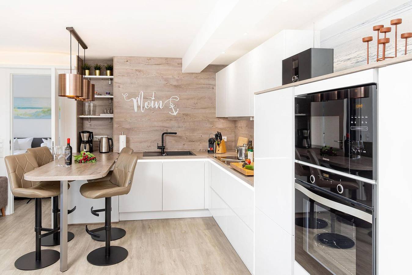 Geheel appartement, Vakantieappartement voor 4 personen met sauna in Prora, Binz