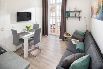 Ferienwohnung für 3 Personen, mit Sauna und Terrasse, mit Haustier auf Norderney