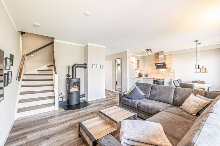 Ferienwohnung für 6 Personen, mit Balkon und Terrasse sowie Garten und Sauna in Büsum