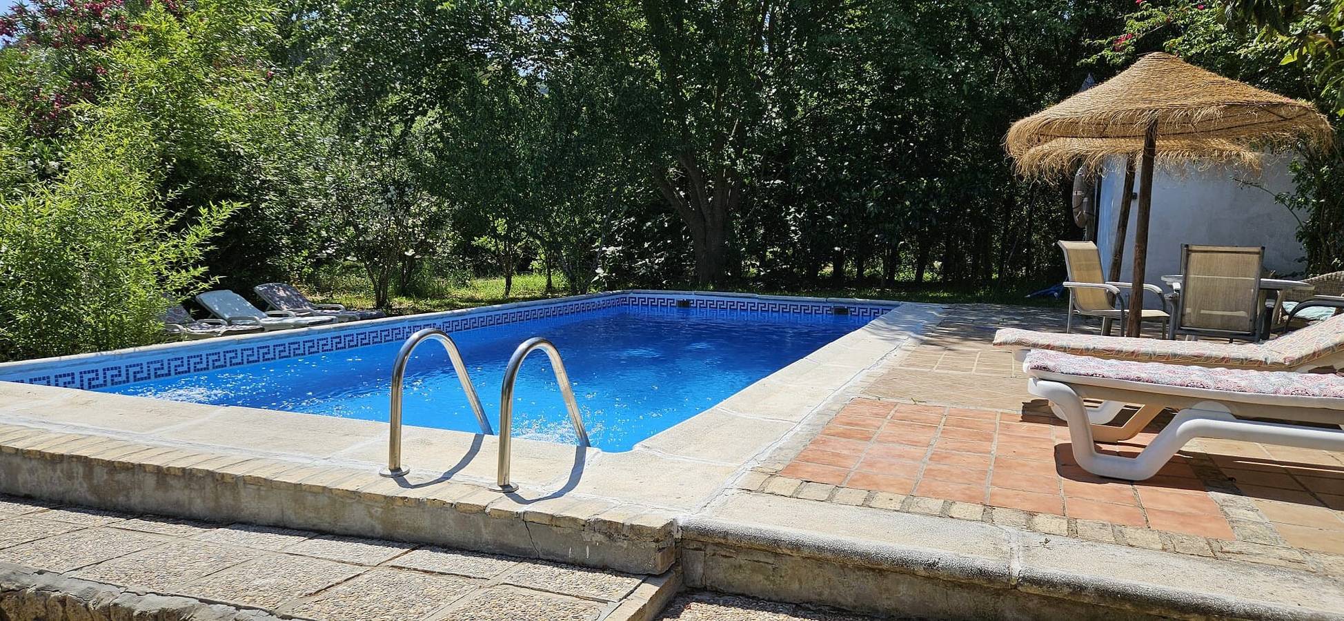 Ferienhaus 'El Mimbral' mit Gemeinschaftspool, Wlan und Klimaanlage in Vejer de la Frontera, Costa de la Luz