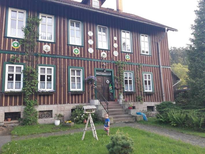 Ferienwohnung für 3 Personen, mit Terrasse und Garten sowie Ausblick in Altenbrak