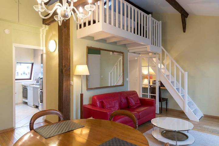 Loft voor 4 personen, kindvriendelijk in Parijs
