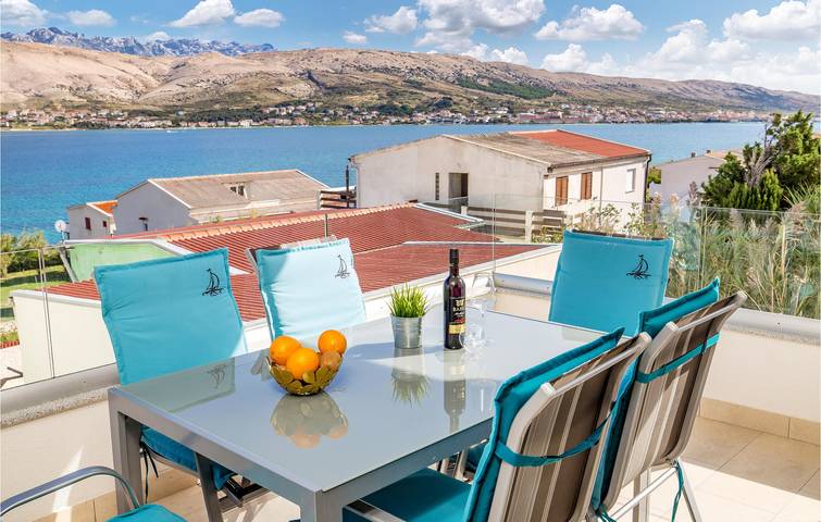 Apartament wakacyjny dla 5 osób, z Taras i Ogród w Pag