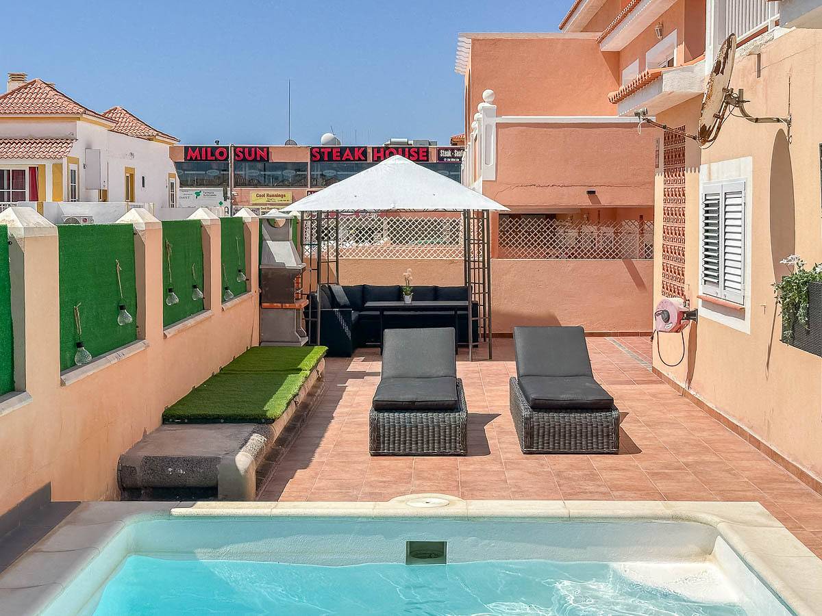 Appartamento intero, Appartamento vacanze per 4 persone con terrazza in Caleta de Fuste, Antigua