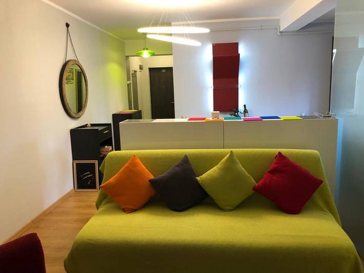 Appartement de vacances pour 4 personnes, avec Balcon ainsi que Terrasse et Vue