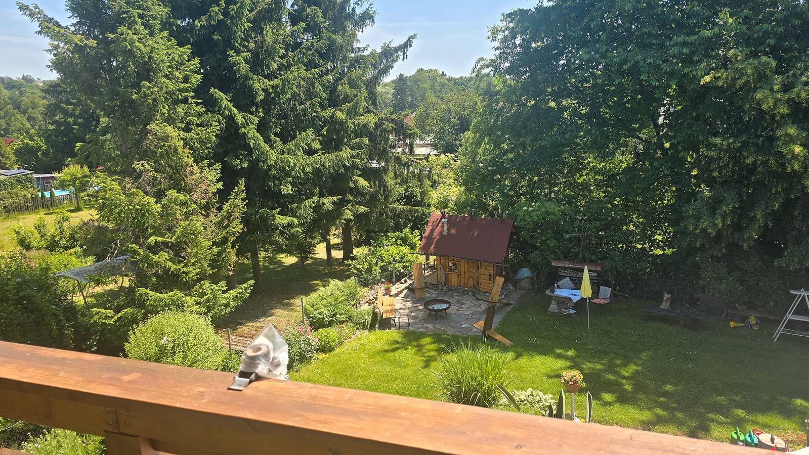 Ganze Wohnung, Ferienwohnung 'Haus Im Grünen' mit Privatem Garten, Balkon und Wi-Fi in Oederan, Chemnitz und Umgebung