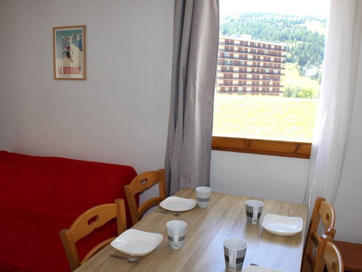 Chalet pour 4 personnes, avec balcon dans SuperDévoluy
