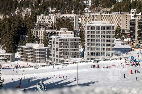 Appartement de vacances pour 6 personnes, avec sauna ainsi que balcon et jardin dans Flaine