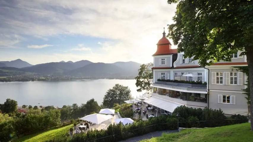 Hôtel pour 2 personnes, avec sauna ainsi que jardin et piscine au Tegernsee