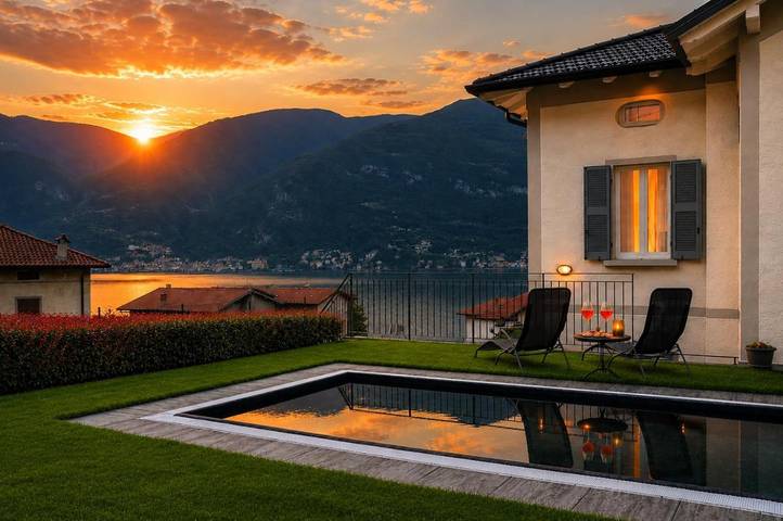 Appartement de vacances pour 2 personnes, avec Balcon et Terrasse ainsi que Jardin et Piscine
