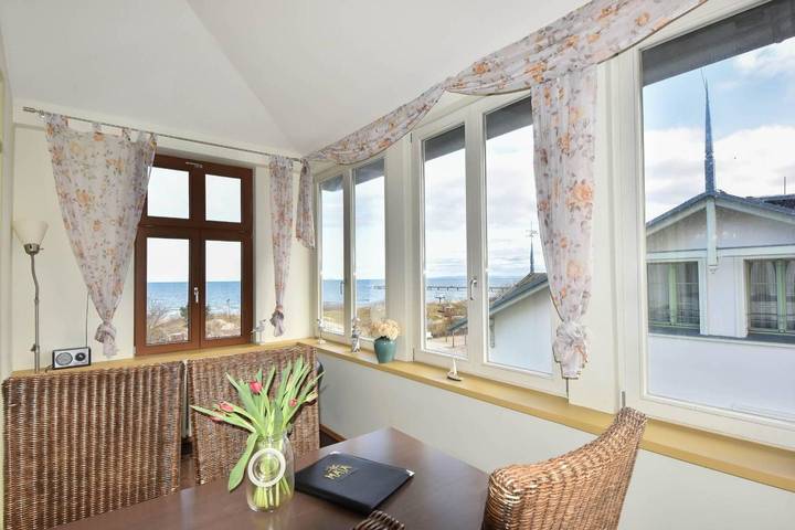 Apartament wakacyjny dla 3 osób, z balkon w Ahlbeck