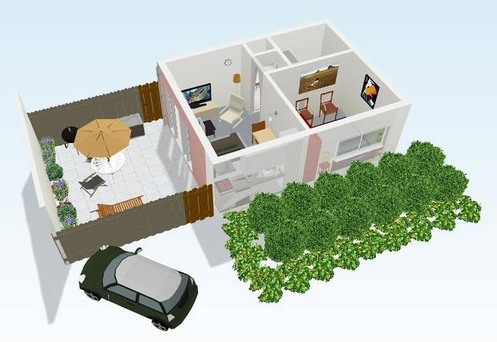 Vakantiewoning voor 2 personen, met Terras en Tuin in Castricum