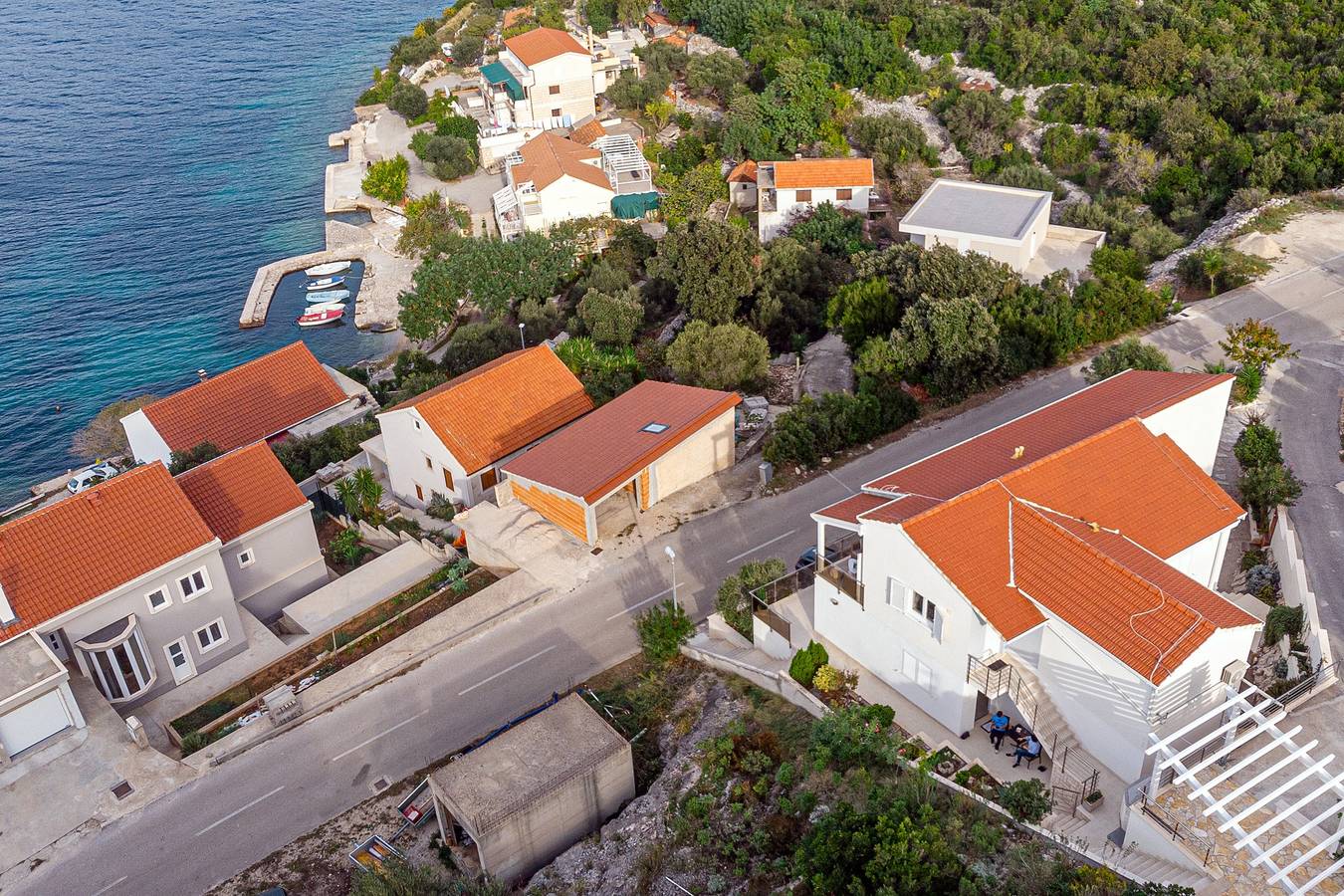 Ganze Wohnung, 1-Zimmer-Ferienwohnung mit Terrasse und Meerblick Kneza, Korcula A-21863-a in Kneza, Korcula