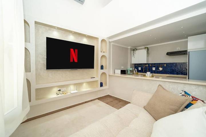 Appartement de vacances pour 3 personnes, avec piscine et vue à Tanger