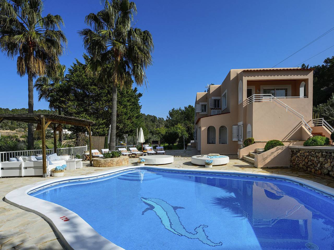 Villa méditerranéenne avec piscine privée - Vue mer modeste in Portinatx, Sant Joan de Labritja