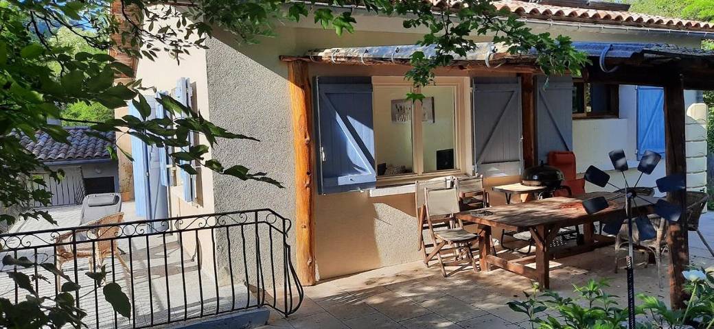 Maison de vacances pour 4 personnes, avec Balcon et Terrasse ainsi que Jardin et Vue