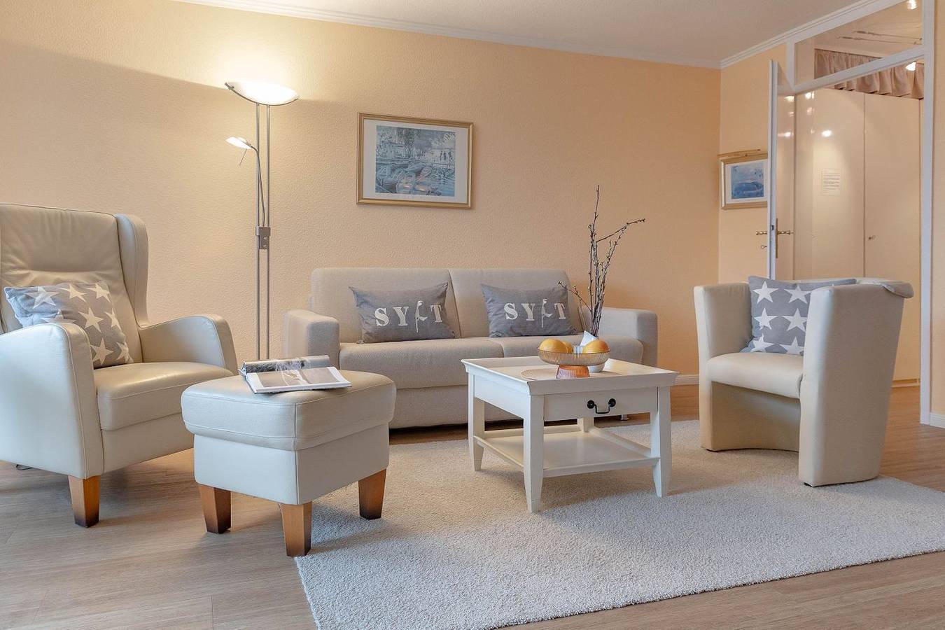 Ganze Wohnung, Jakobsmuschel: 2-Zimmer direkt am Strand für 2-3 Personen in Westerland, Sylt (Gemeinde)