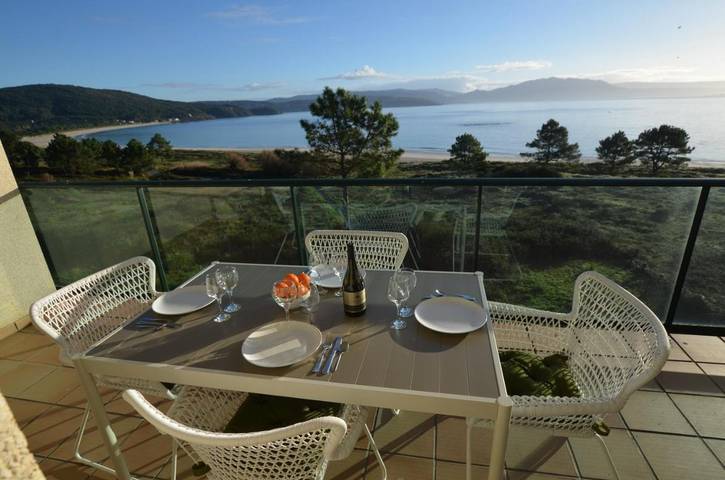 Apartamento para 4 personas, con jardín y vistas en Finisterre