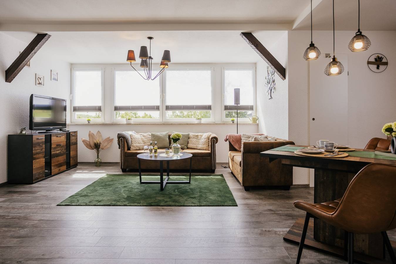 Ganze Wohnung, Ferienwohnung Emma" mit Bergblick und Wlan in Güntersberge, Harzgerode
