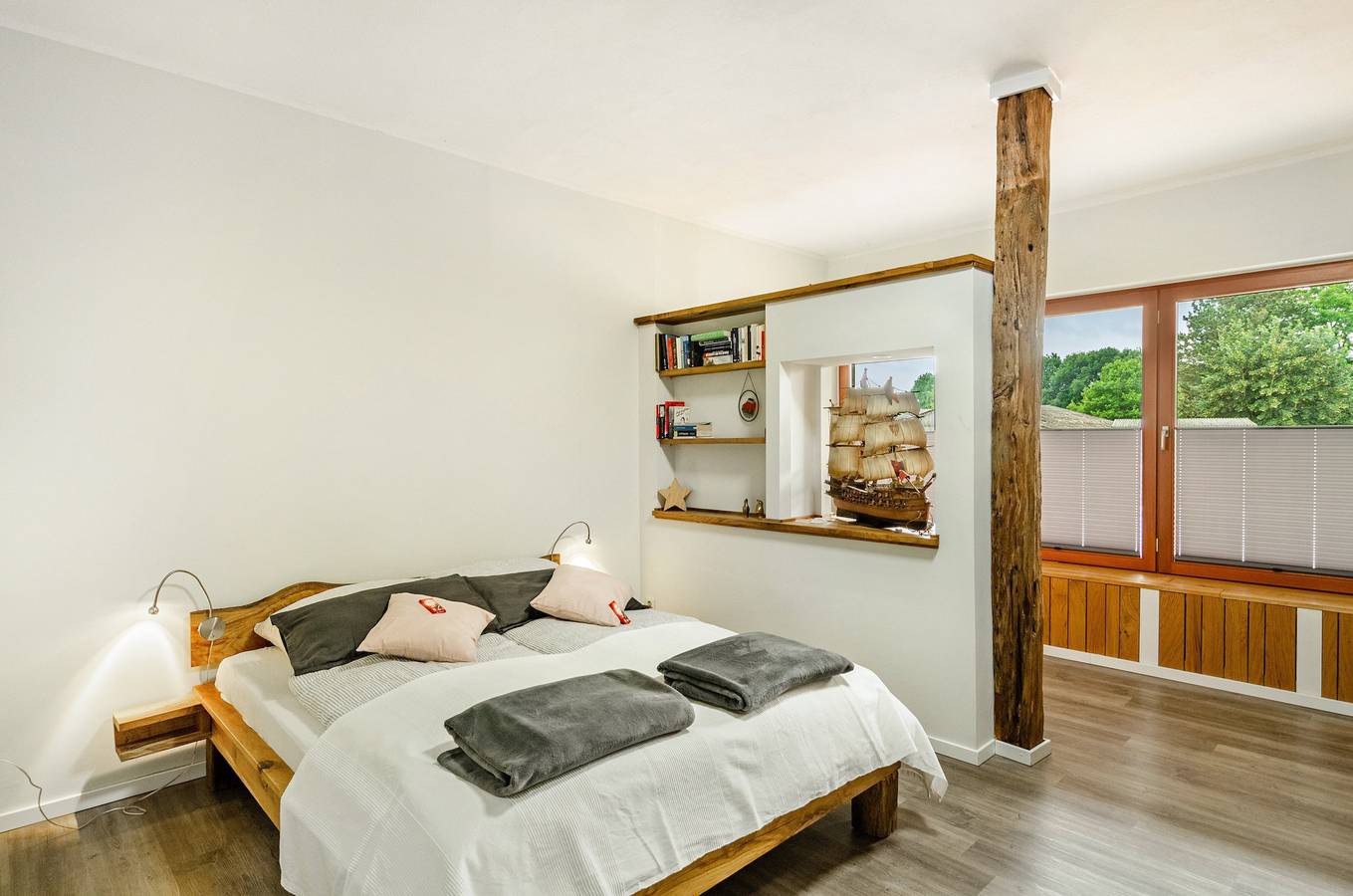 Ganze Wohnung, Apartment 'Seelter Ai Saterland' mit Gemeinschaftsgarten, Balkon und Wlan in Saterland, Nordseeküste