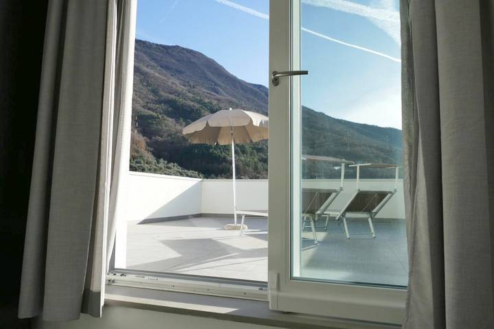 Ferienwohnung für 4 Personen, mit Balkon und Terrasse sowie Garten und Pool in Arco - 4