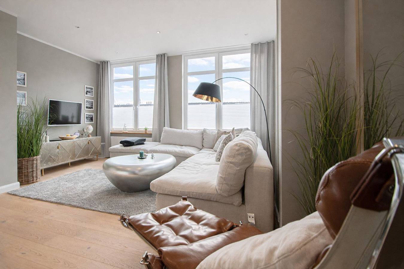 Ganze Wohnung, Ferienwohnung Sandglanz – stilvoll, modern und lichtdurchflutet in Juist