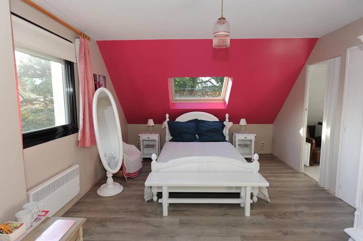 Chambre d’hôte pour 2 personnes, avec Terrasse ainsi que Jardin et Vue dans Hardelot Plage